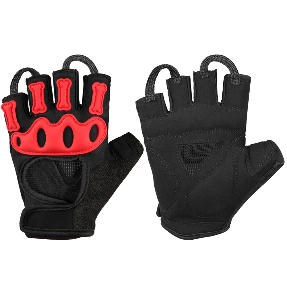 
Hand Protection Half Fingers Cycling Bike Riding Fitness Gloves 