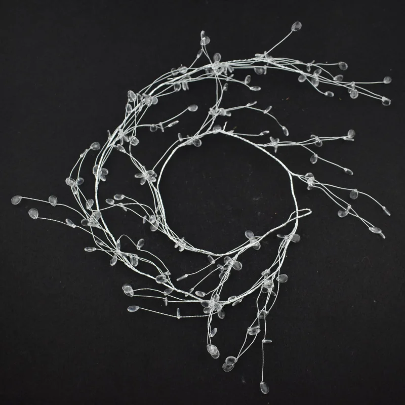Handicraft Garland DIY Decoration Clear Garland Steel Wire Acrylic Crystal Garland  Christmas Tree Bead for Wedding Birthday
