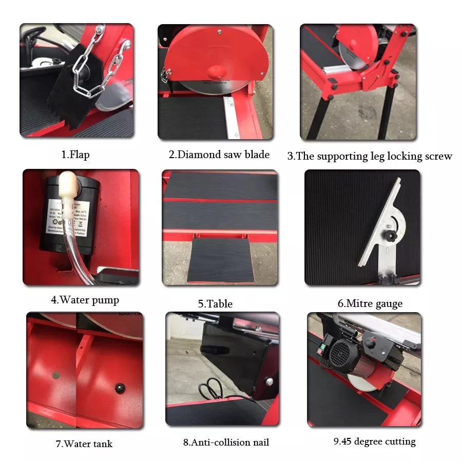 1500W Electric Hand Tile Cutter Machine