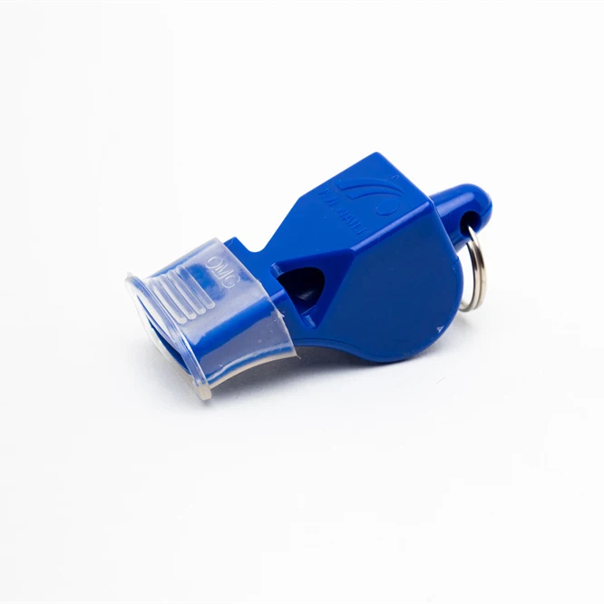 Wholesale custom Outdoor Survival fox plastic Whistles football basketball soccer sports Referee Whistle With Lanyard blister