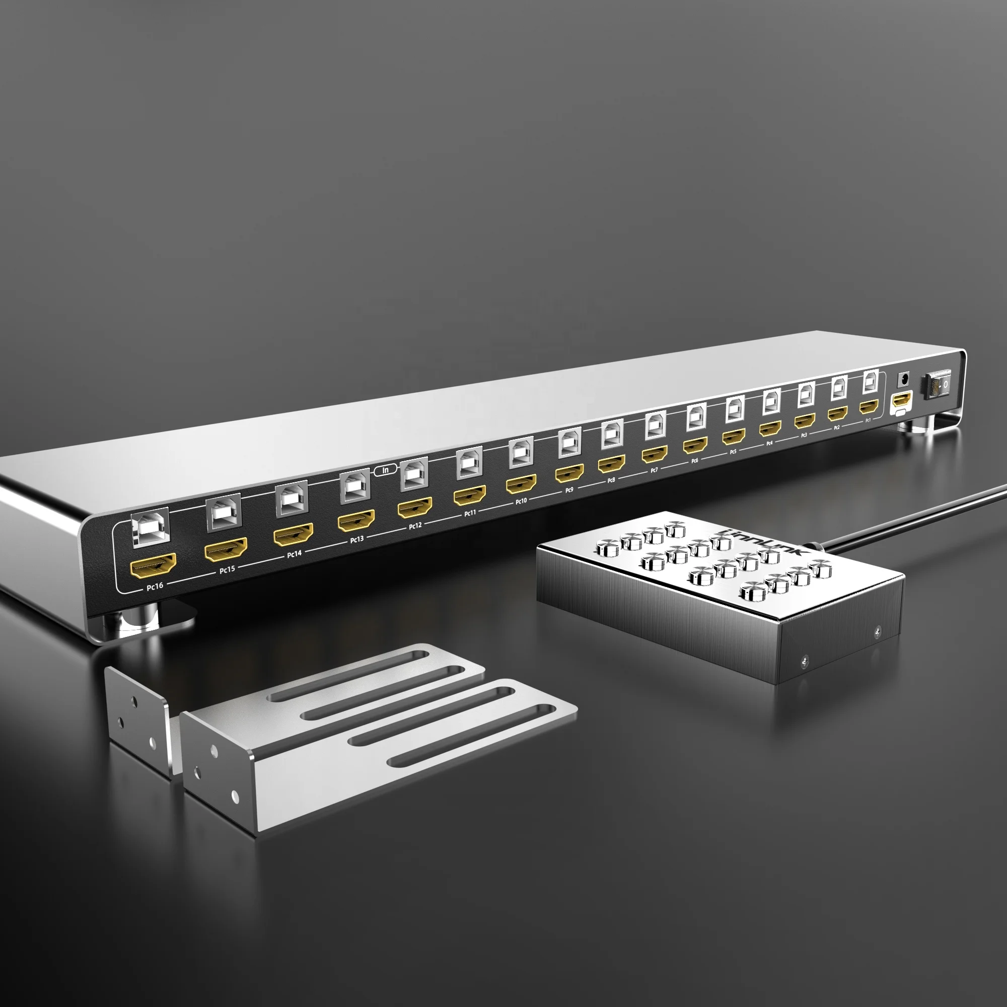 Unnlink HDMI KVM переключатель 16 портов 4K 30 Гц видео переключатель ODM OEM
