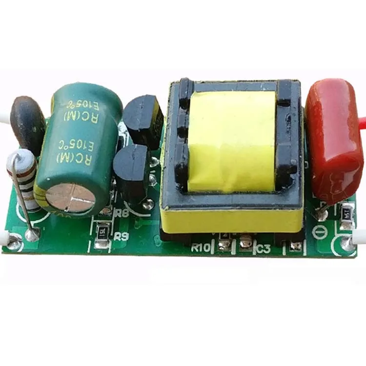 Мерцания затемнения SCR Светодиодный драйвер питания AC85-265V 6 Вт 7 9 10 12 15 18 адаптируемые под требования заказчика выход DC15-58V