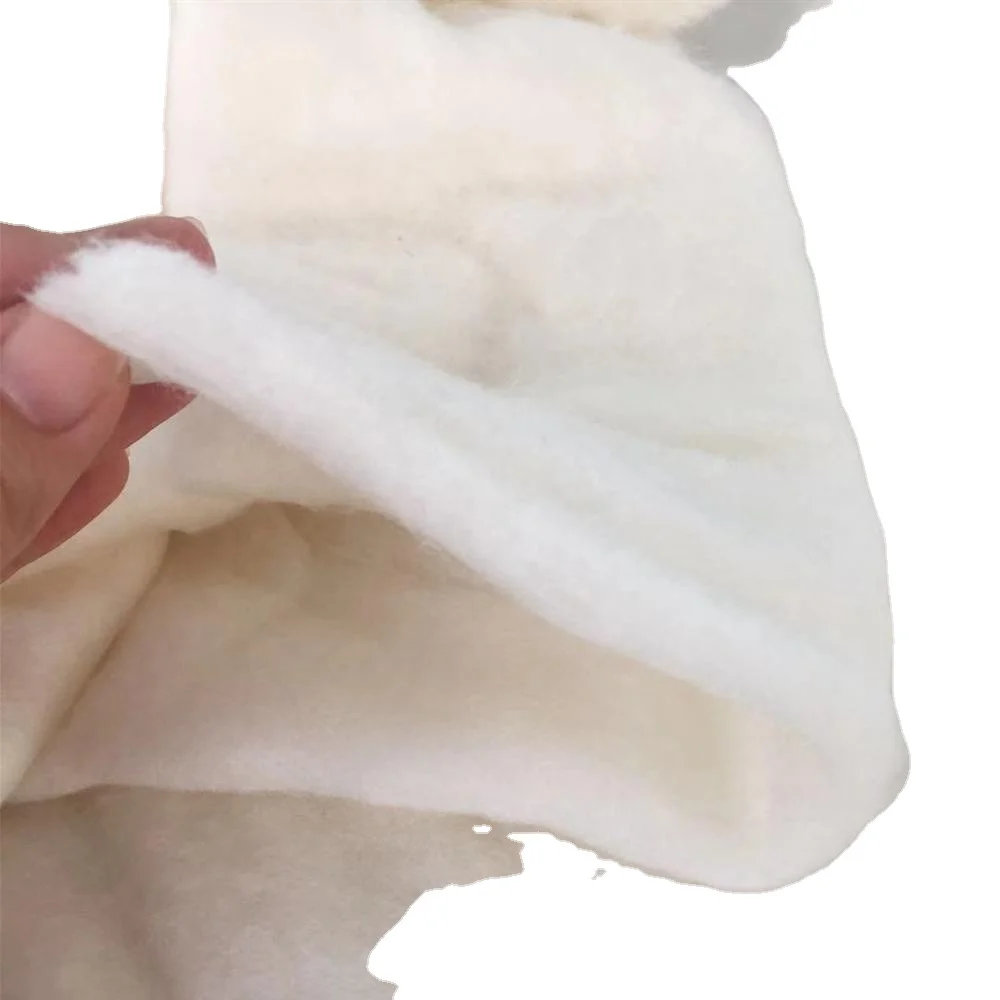 Washable Breathable Cotton Quilt Batting for Filling Quilt Cotton Nonwoven Fabric 100% Cotton Wadding