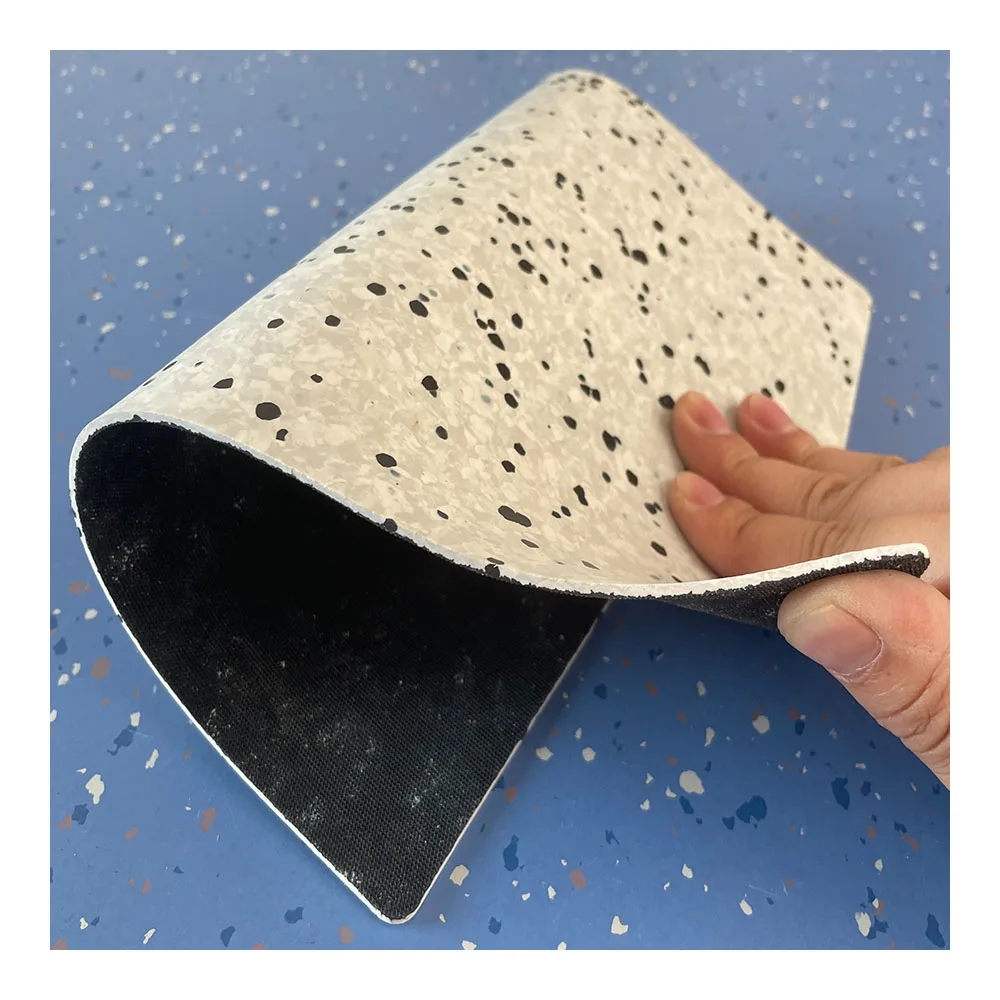 non-directional type ESD hospital vinyl floor conductive homogenous antibacterial antistatic flooring for computer room