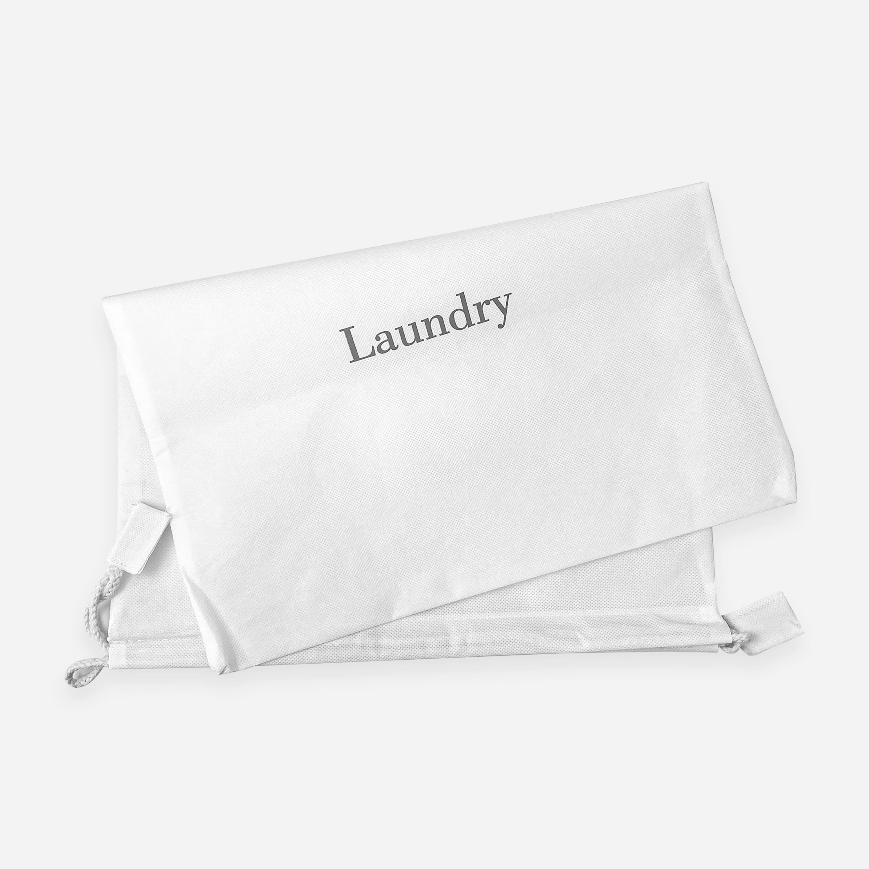 Latest Custom logo printed non woven drawstring bag eco nonwoven travel hotel laundry bag