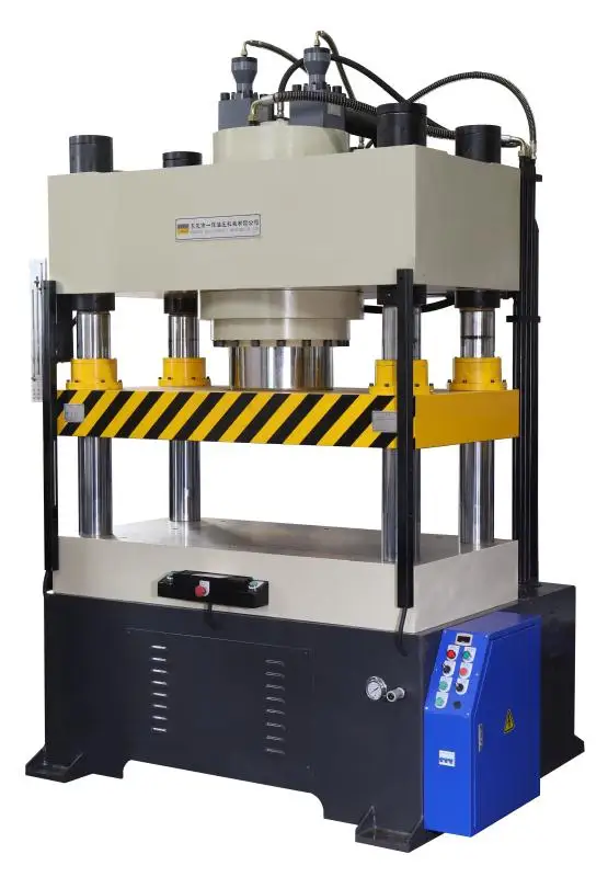 ISO Certificate Four Columns Single Main Cylinder Hydraulic Press Machine Big Working Table 300T