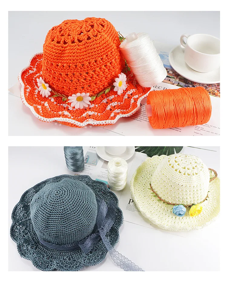 High Tenacity Flat Shiny Ice Thread