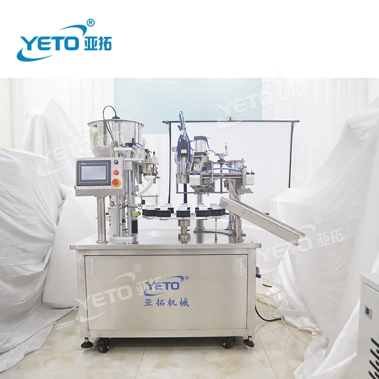 Factory price plastic tube filling and heat sealing machine Plastic/laminate plastic tube filling and hot air sealing machine