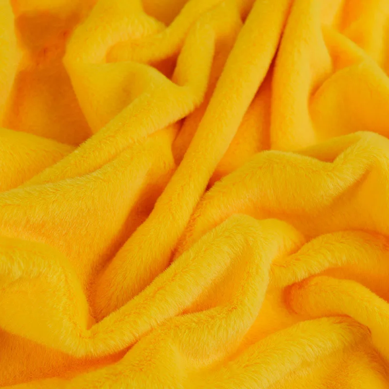 Wholesale GRS Recycled Polyester Rabbit Fur Plush Fabric For Toy Pillow