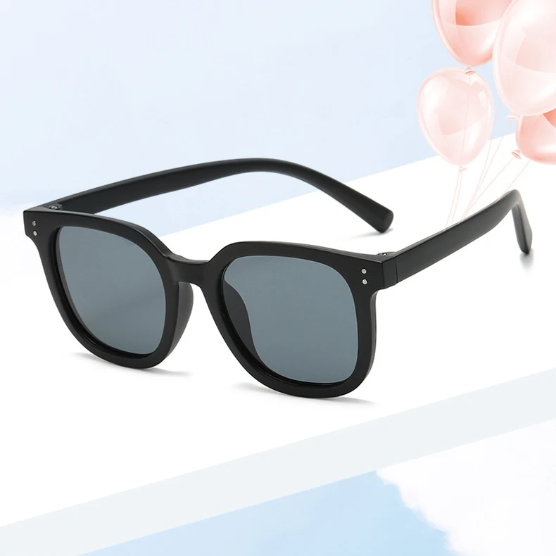 4-10 years old high quality custom logo silicone polarized square kids children sunglasses for boys and girls