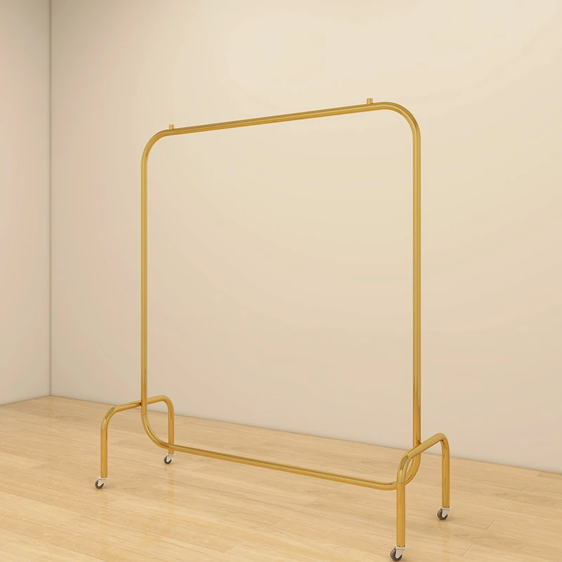 Custom Clothes Display Racks Stainless Steel Display Cloth Stand Metal Clothing Rack