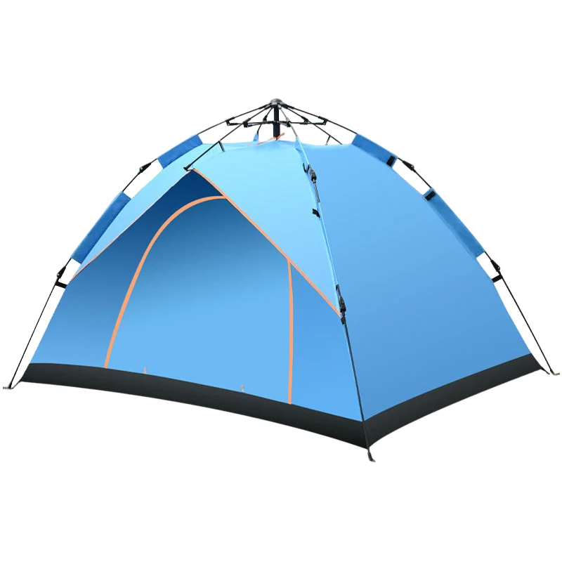Outdoor picnic camping tent for 2-4 people fully automatic compression type quick opening sun protection camping beach tent