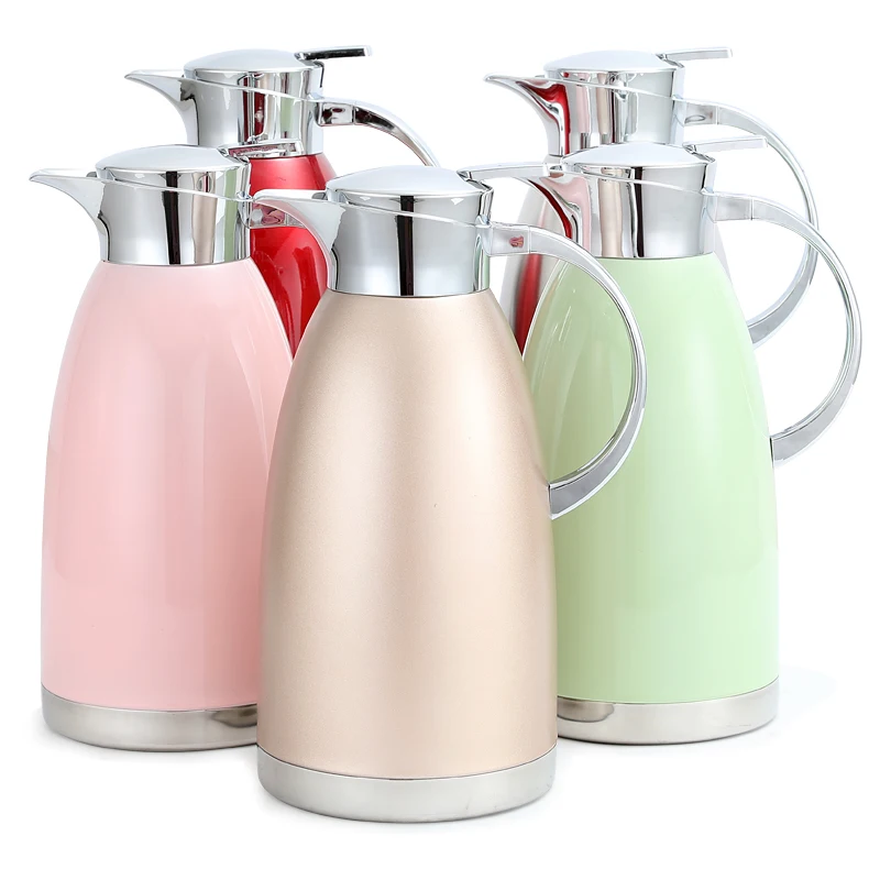 
2020 новый стиль воды фляга 2.3L Ручной пресс двухслойные вакуумная фляга 304 термос из нержавеющей стали 