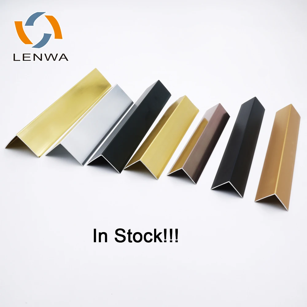 LENWA Factory Fast Delivery Low MOQ Aluminium Metal Corner for Wall Corner Protection