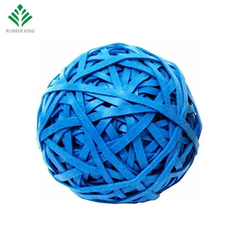Bouncy Elastic Latex Stretchable Assorted Color 200 Pcs Anti-Aging Per Ball Rubber Band