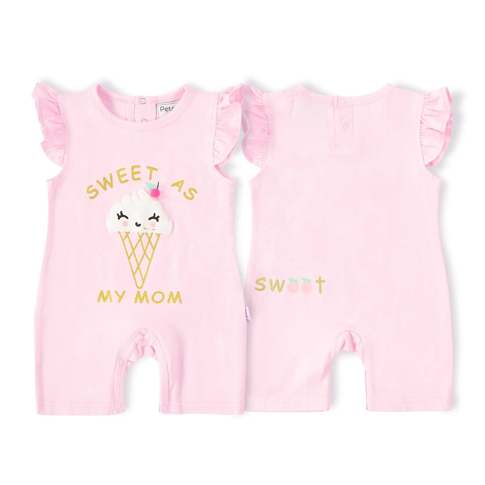 Petelulu organic cotton baby clothes baju baby cute clothes baby girl onesie