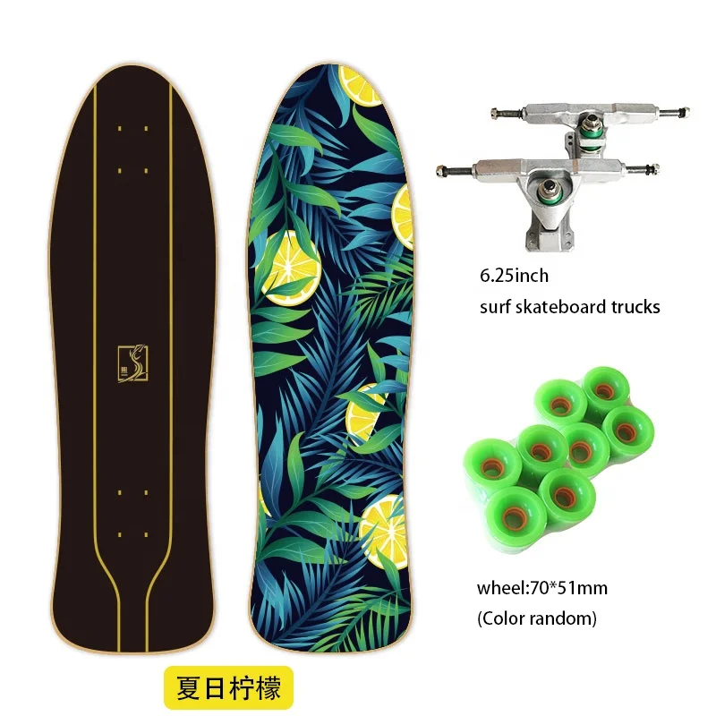 Surf скейт 7 фанерные деревянные кресты католические земли резчик Surfskate