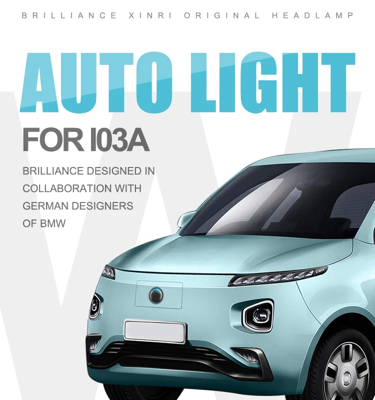 LED Headlight Head Lamp Head Light Assembly DRL Auto Lantern Headlamp Combination for Brilliance New Day Sunra i03A 2021-2022