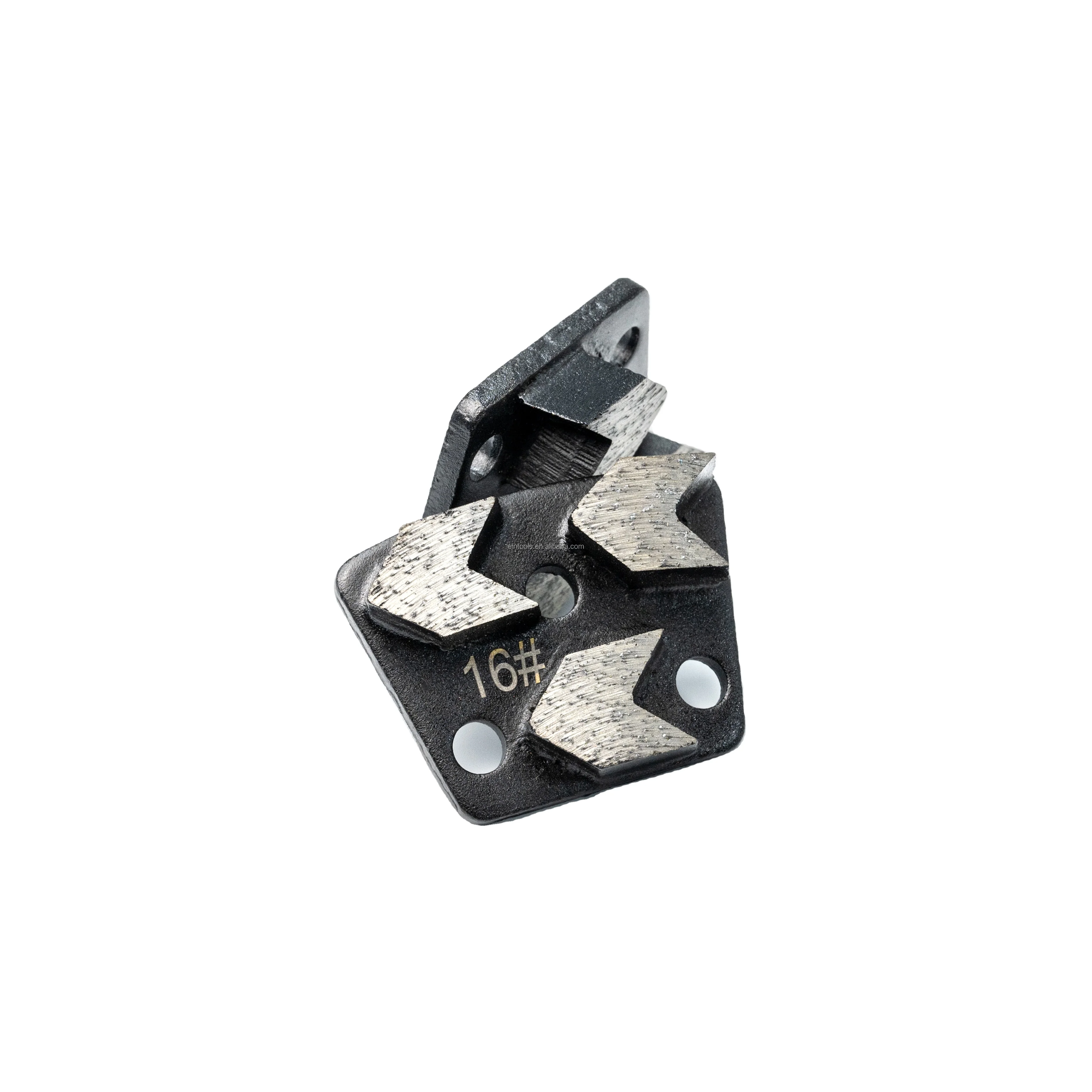 Sector Grinding Pad with 3 Arrow Diamond Segments Grinding Plate for Concrete Floor