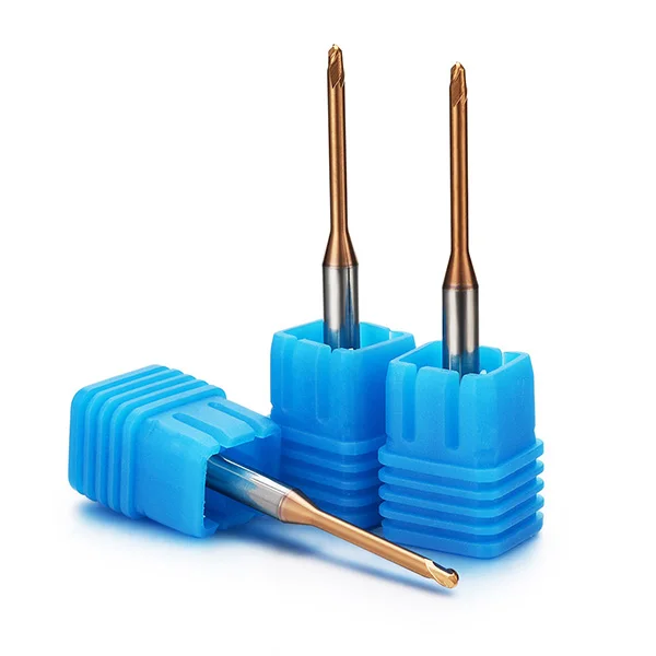 New designed Diamond Coating Carbide 2 Flute Extended reach carbide Corner Radius cnc drilling router bits long neck End Mill