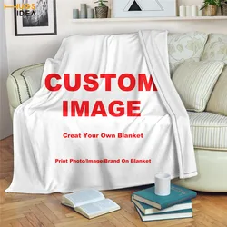 Dropship Winter Fluffy Blanket with Leaf Hemp grass Printed Charming Personalized Home Decor Gifts Family Throw Blankets MOQ1