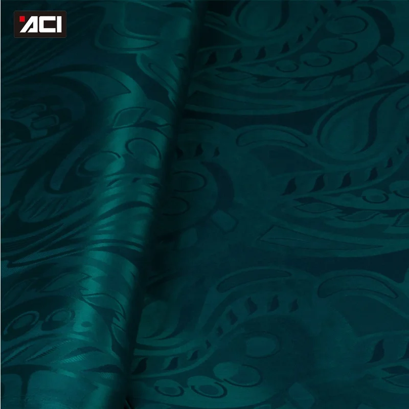 ACI Couleur De Bazin Riche African Jacquard Fabric Vip Quality Nigeria Shadda Damask Guinea Brocade Fabric 10 Yards/Piece