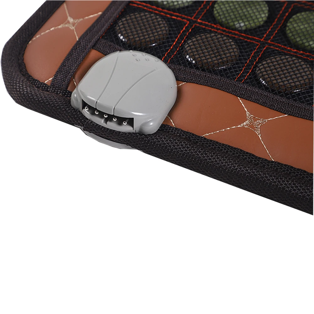 Factory wholesale high quality finger massage for car seat electric heating jade cushion