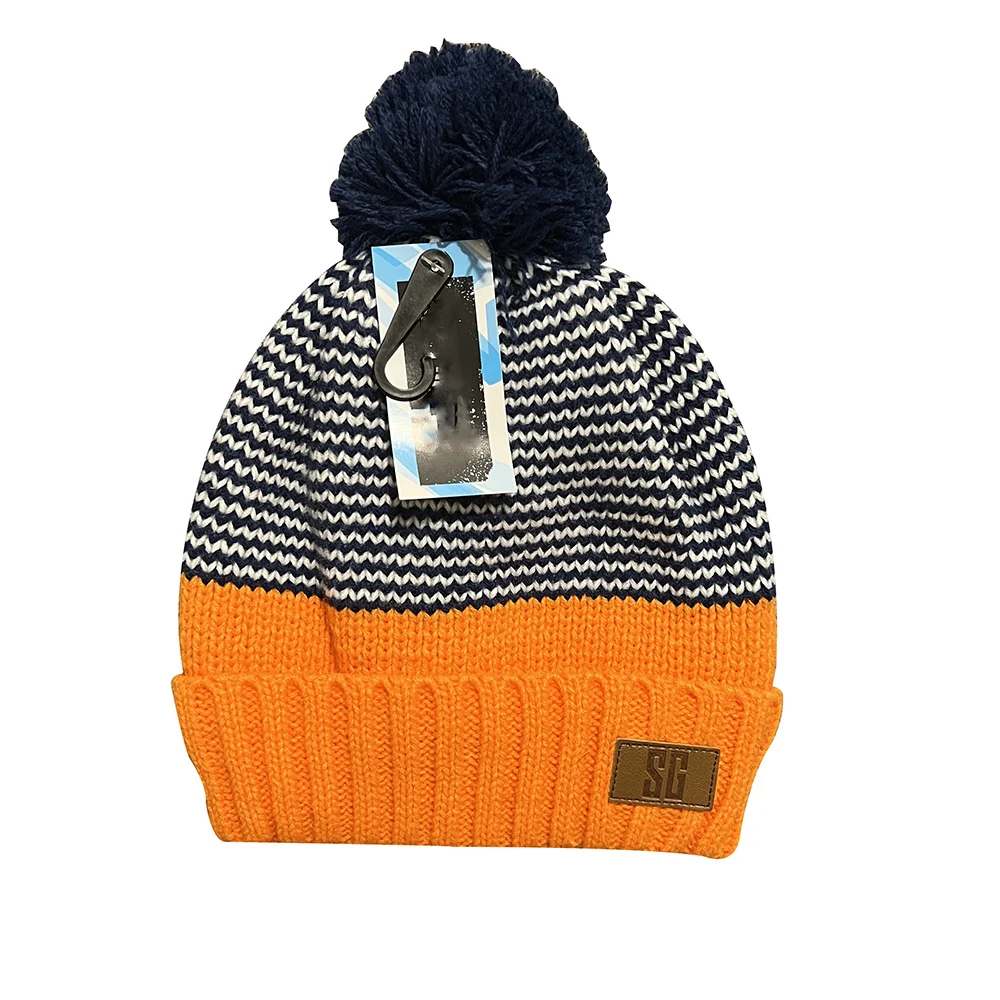 Жаккардовая вязаная шапка высокого качества, оптовая продажа, удобные зимние шапки, 100% акриловые шапки