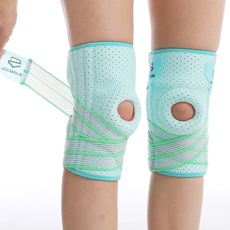 Comfortable Knee Brace With Adjustable Straps Sports Knee Brace Stabilizers for Meniscus Knee Pain