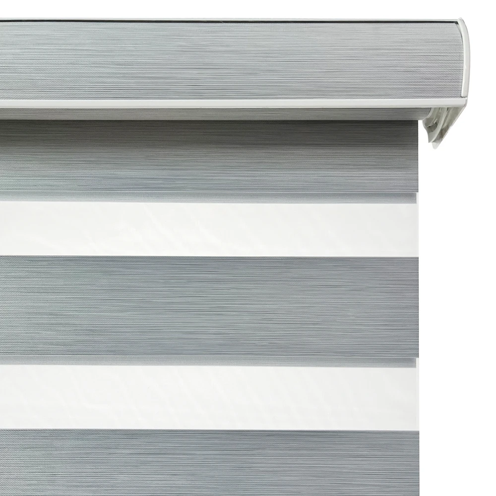 High Quality Blackout Zebra Blinds Cordless Hot Sale Serviceable Blackout Xebra Blinds Factory Roman Polyester Fabric 1 Set