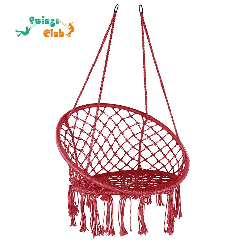 Outdoor furniture easy install adult rope hammock swing chair 150kg china hammock chairs manufacturers