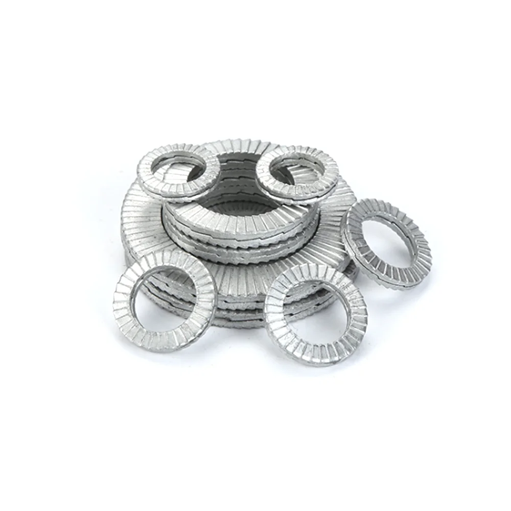 China custom High quality fast delivery M3-M130 DIN25201 Stainless Steel 316 double fold self Nord wedge lock washer