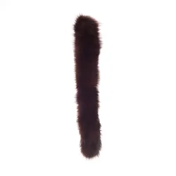 Jtfur Fluffy Fur Trim Detachable Short Real Fox Fur Collar Women Wool Coats Big Fur Collar