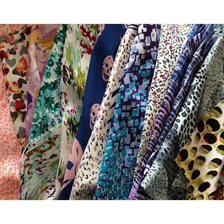 55/56' 100% Rayon Voile Print Woven Fabric, Wholesale Dress Fabric