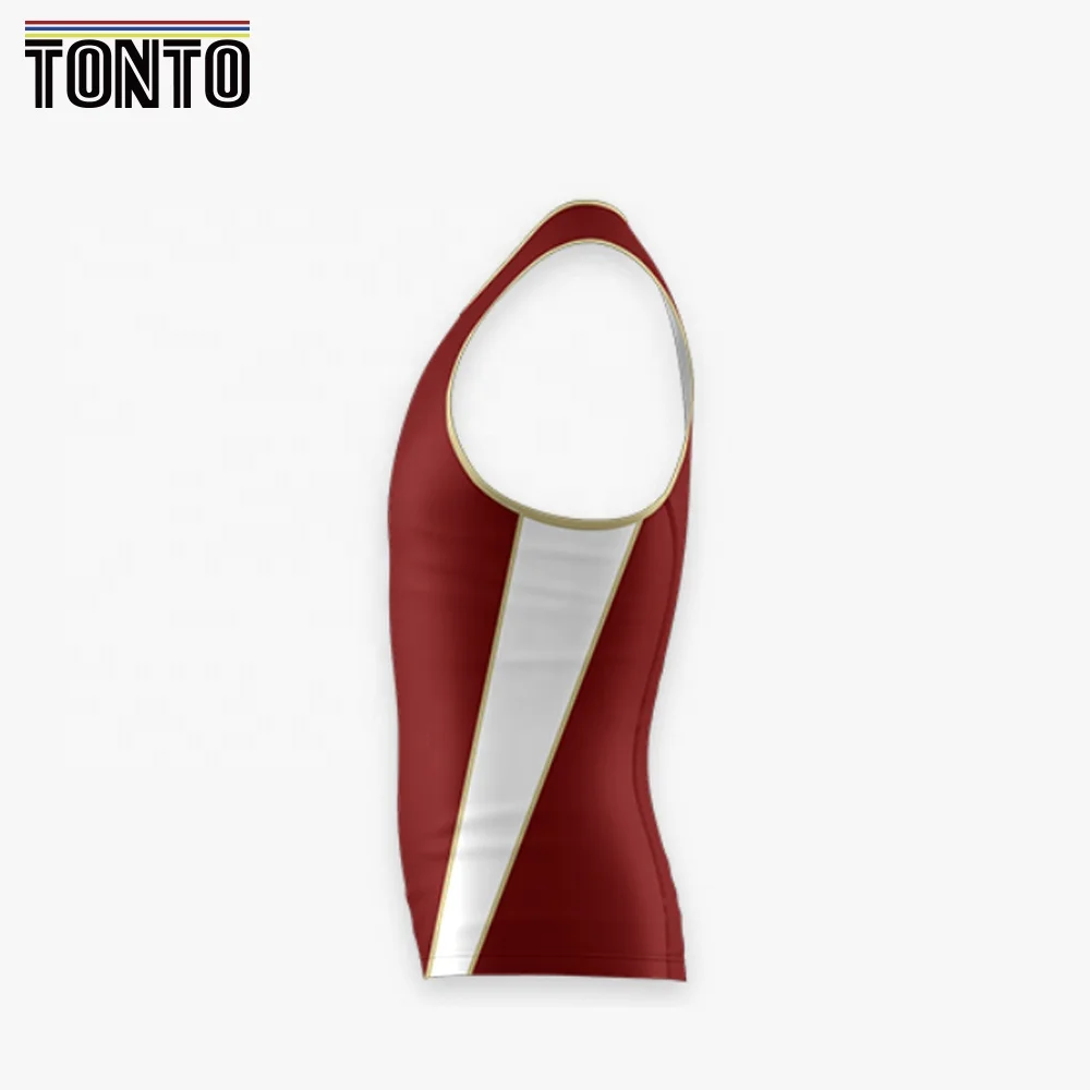 custom sublimation singlet boy children for men