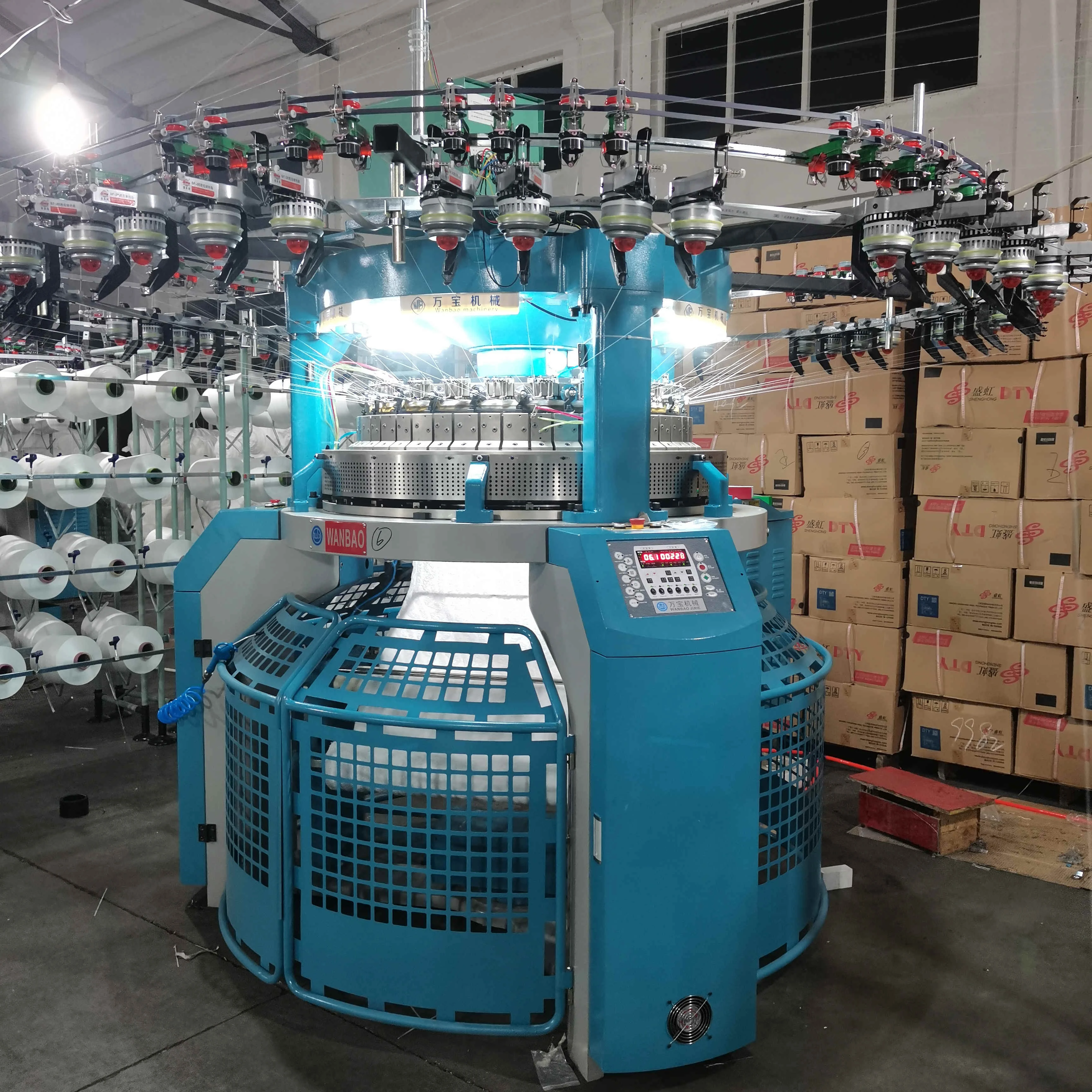WANBAO High Speed Automatic Single Double Jersey Computerized Jacquard Circular Knitting Machine