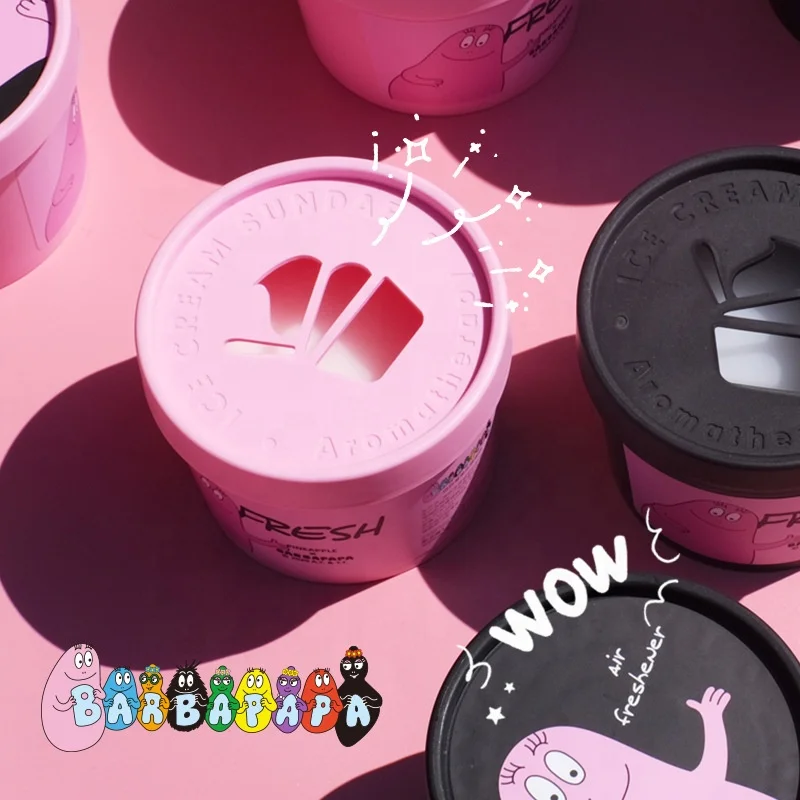 Gel Air Fresheners Pink Motion Activated Pet Friendly Deodorant Small Car Perfume Bottle