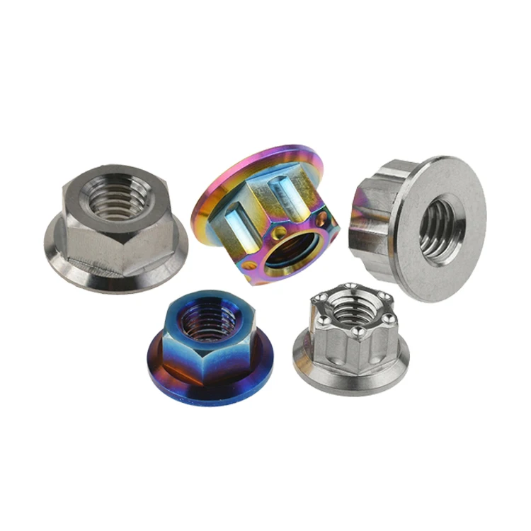 Шестигранная титановая Фланцевая гайка M8 к M30 torx для BMX велосипеда мотоцикла мочевины