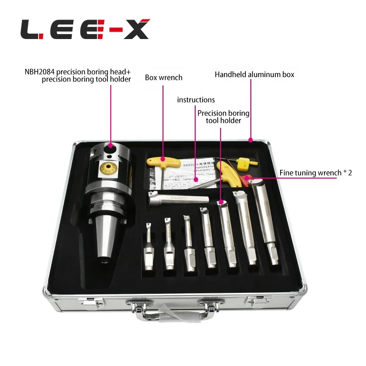 LEE-X NBH2084 набор инструментов для мелкой расточки BT30-NBH 2084 BT30 держатель сверлильный станок фрезерного станка с ЧПУ