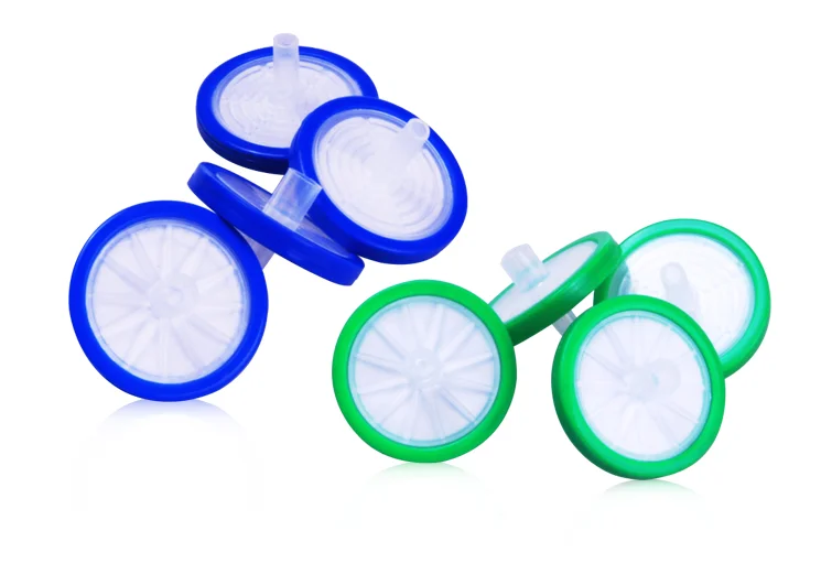 Lab 30mm 0.45um nylon injection syringe