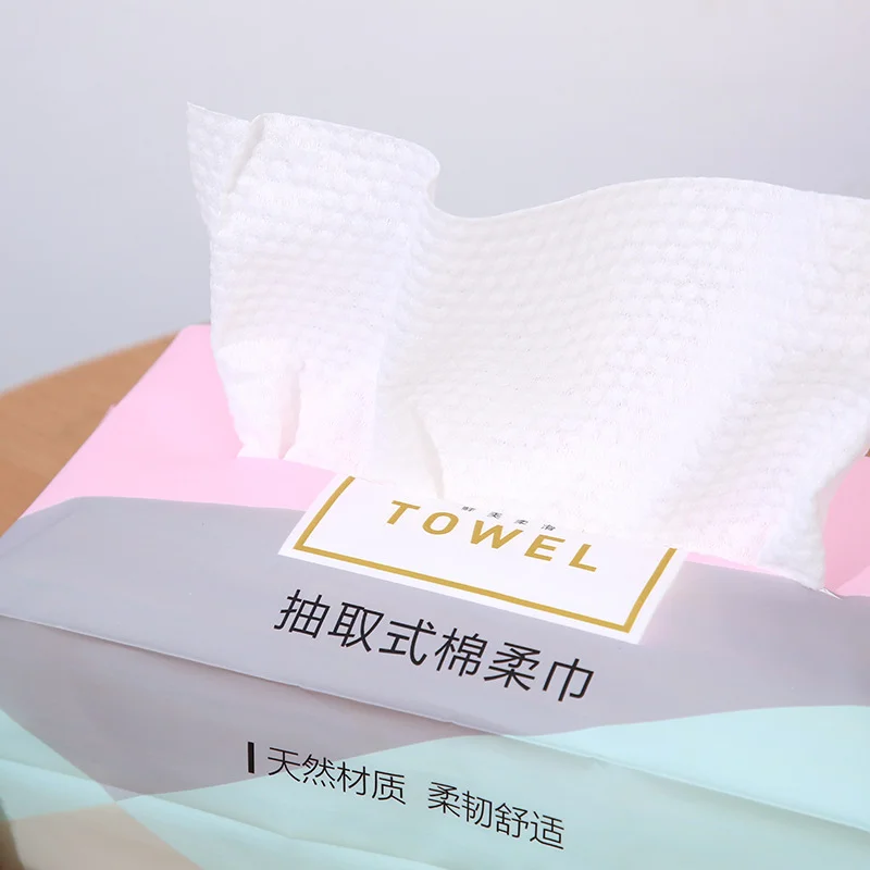 PLA Viscose Spunlance Non woven Half Cross Mesh Spunlace Nonwoven  Fabric for Dry Wet Wipes