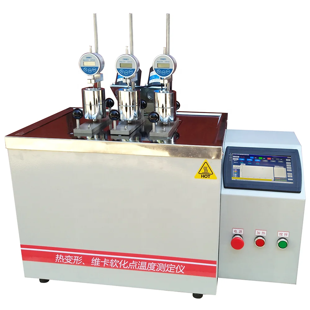 MXRW-300MT-3 Touch Vicat Softening Point Tester VICAT Test Apparatus Heat Deflection Tester