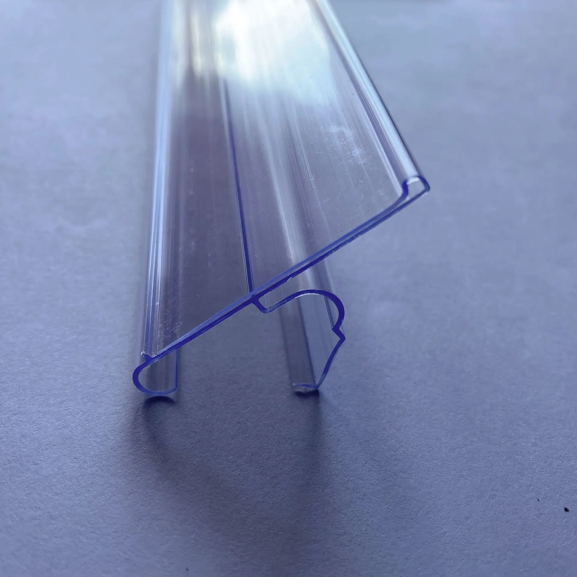 PVC Supermarket Display pvc plastic price tag sign label display holder