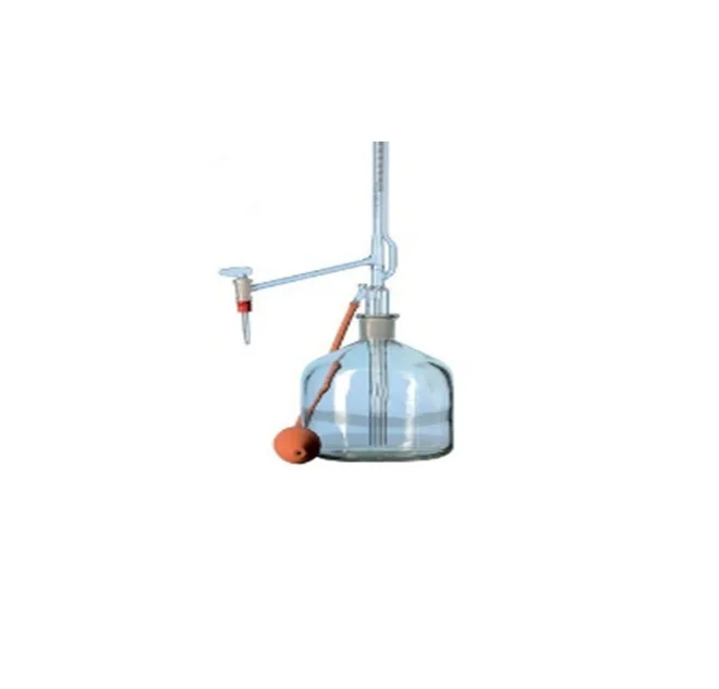 Lab use Clear with glass stopper Automatic burette
