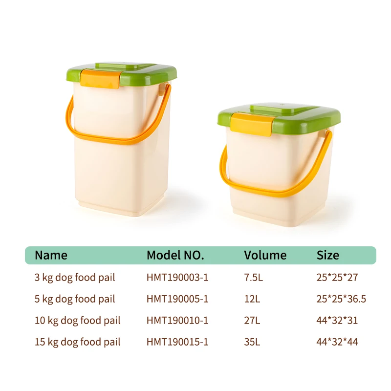 Food Grade 25KG Rice Barrel Dog Food Storage Box