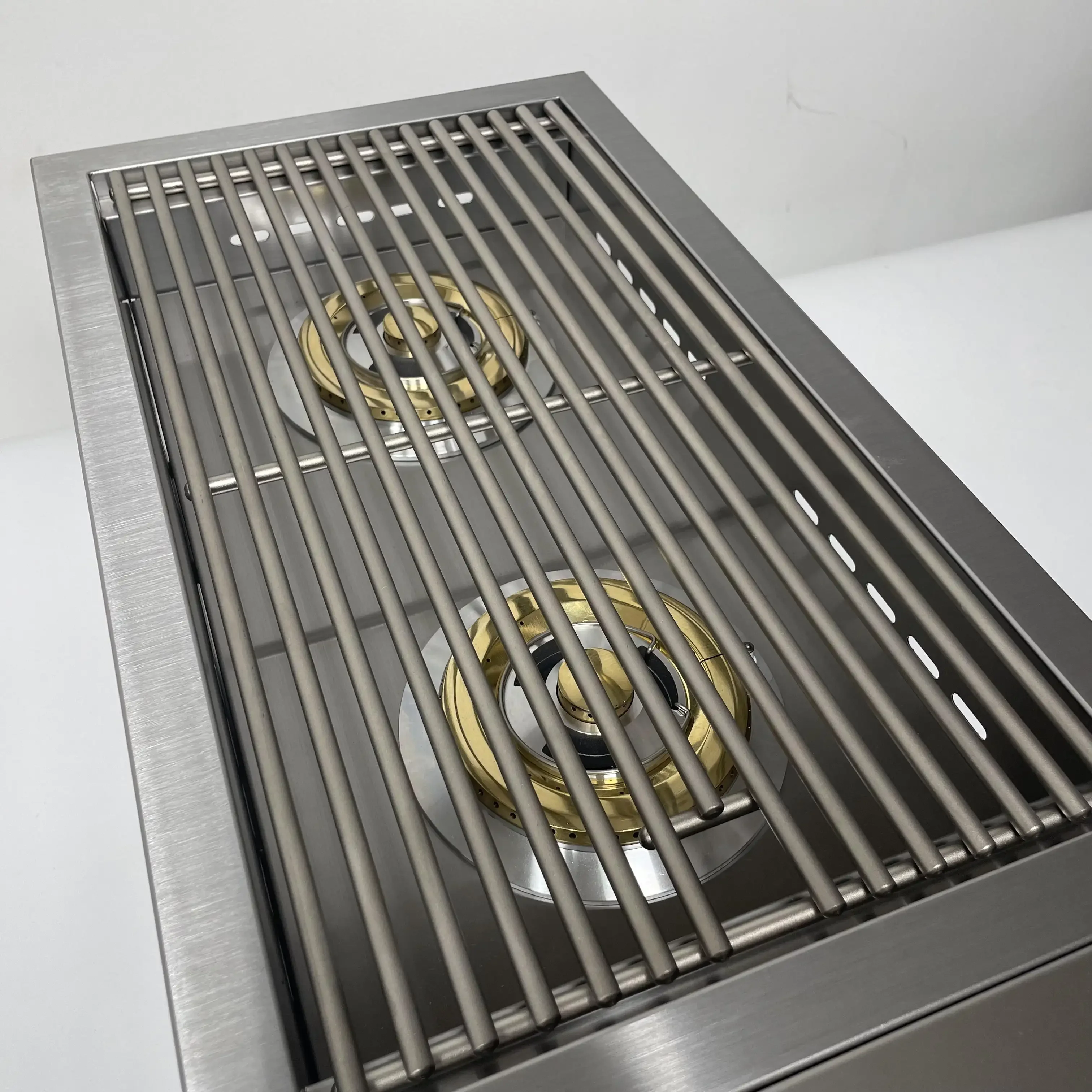 Outdoor Built In Commercial Barbeque Power Burner Slide In Double Side Burner Bbq Burner