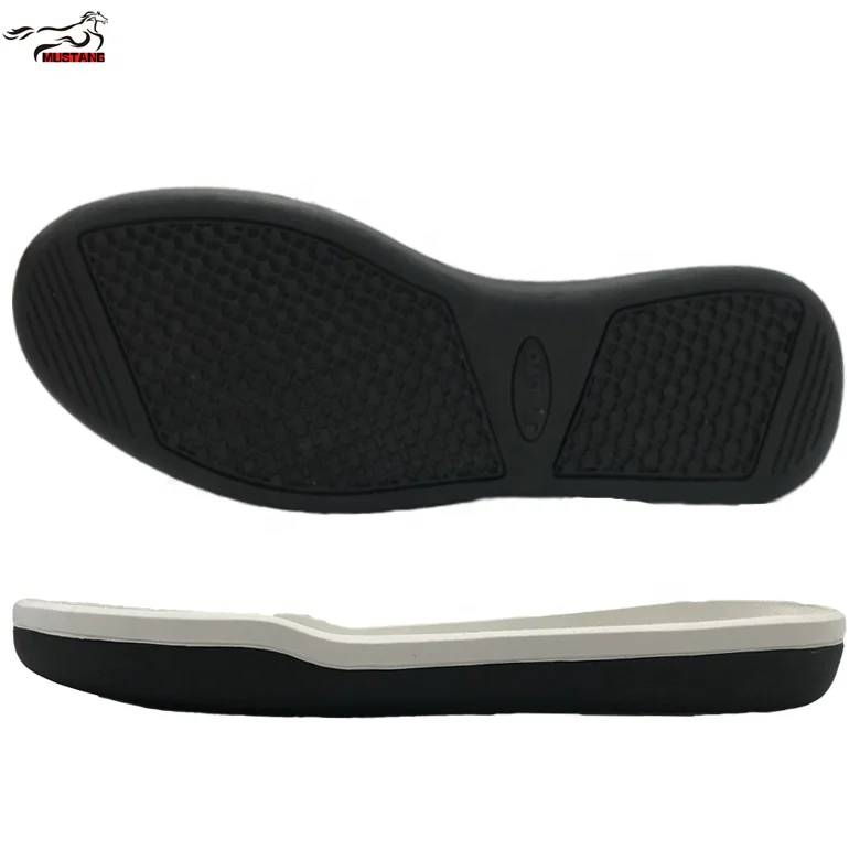 Mustang Wholesale Men Rubber Sneaker Anti-slip Wearable Lightweight Sole Anti-Skid Outsole Sneakers Sole For Vietnam Lebanon