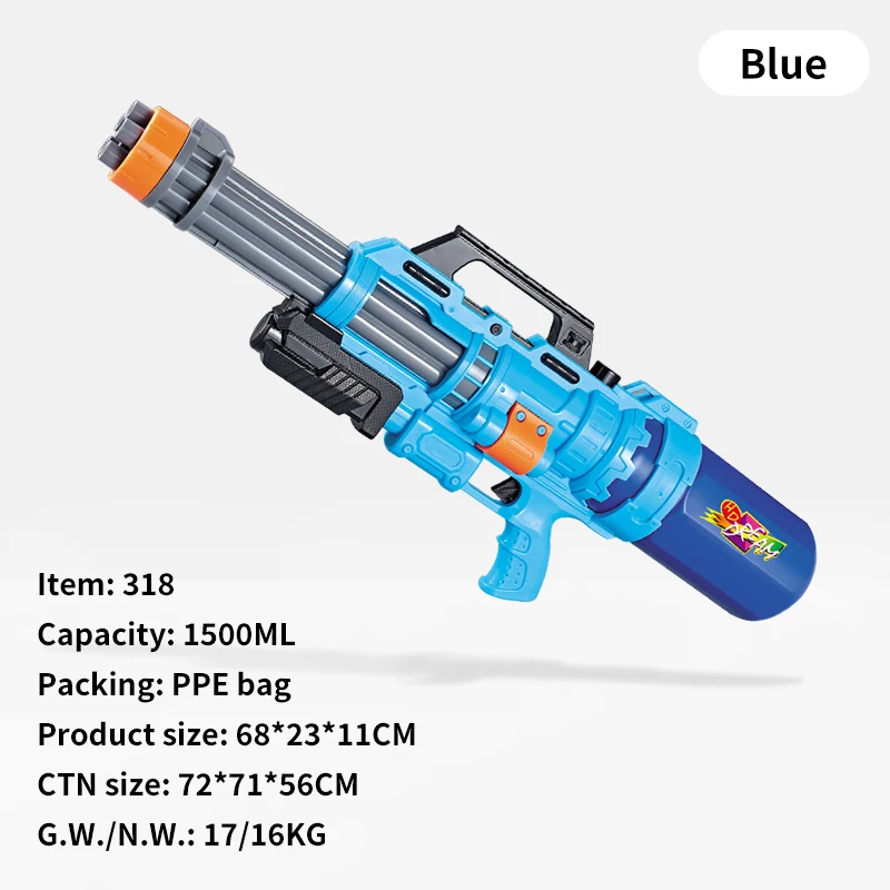 Plastic Pump Water Summer Shooter Spray Toys Gun High Pressure Water Blaster Gun Long Shooting Range Child Toy Shark Water Guns