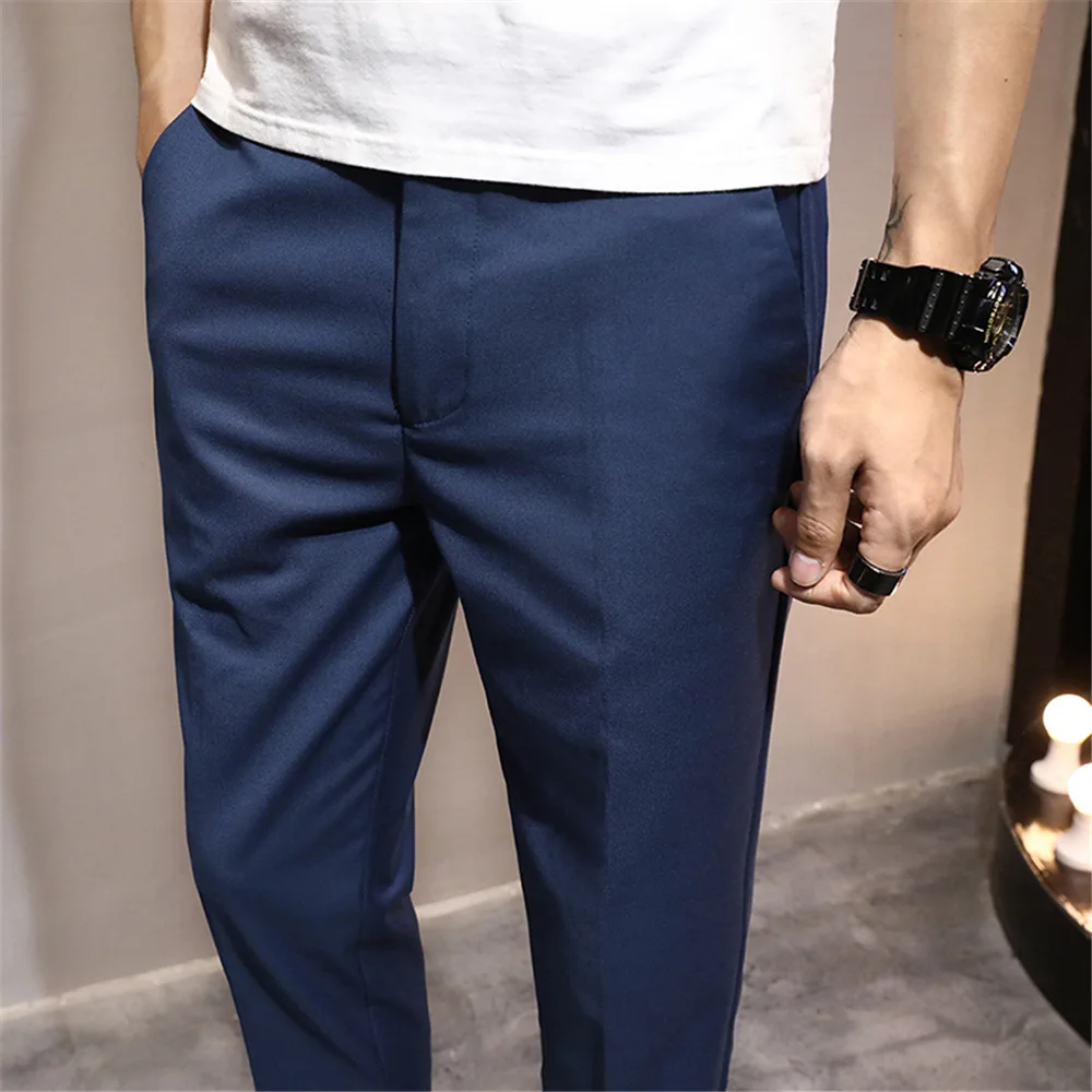 Wholesale China Mens Slim Pants Trousers Mens Classic Formal Trousers