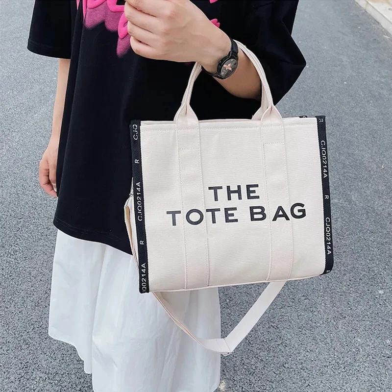 Fashion Canvas Tote Bag Women Luxury Designer Shoulder Bags Ladies Crossbody Bags Large capacity
